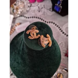 Sold**Authentic Chanel pearl earrings new